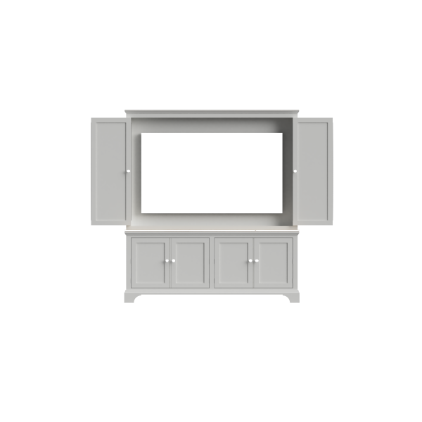 Henley Oak & Painted 65″ TV Cabinet with Bifold Doors Con-Tempo Furniture 11