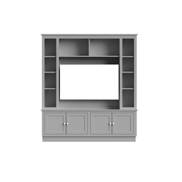Vertu TV Media Wall Unit for 50″ TV 1.8m Con-Tempo Furniture 5