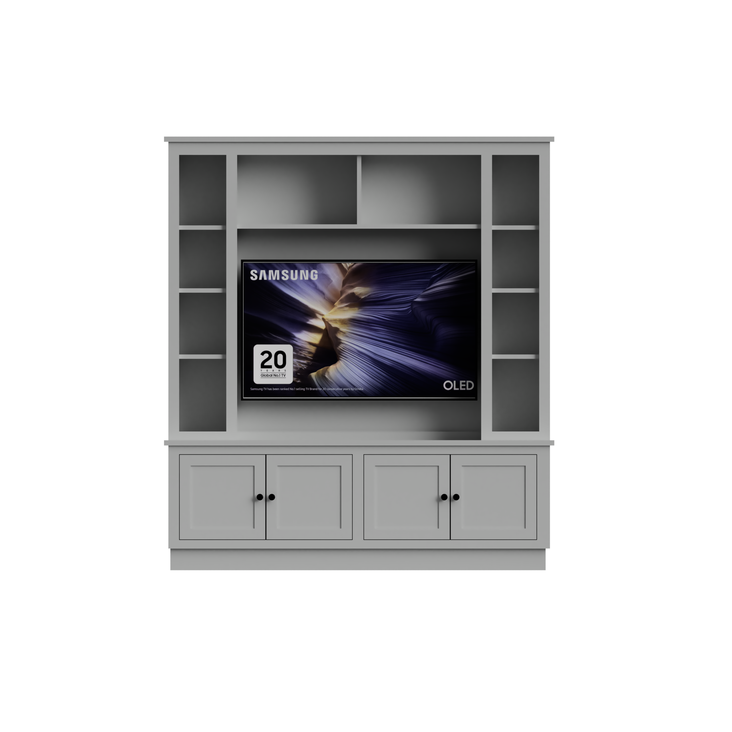 Vertu 1.8m TV Media Wall Unit for 50″ TV Con-Tempo Furniture 3